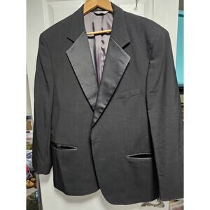Oleg Cassini Tuxedo Jacket Black 44R